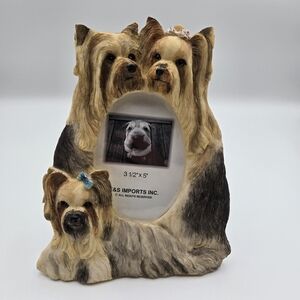 Yorkie Yorkshire Terrier Dog Puppy Picture Frame 3.5x5 E&S Imports